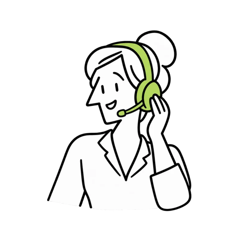 AI receptionist illustration